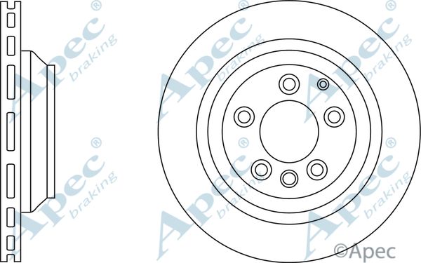 APEC BRAKING Jarrulevy DSK2475